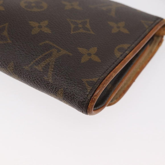 LOUIS VUITTON Monogram Pochette Twin GM Shoulder Bag M51852 LV Auth 176333
