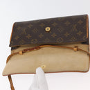 LOUIS VUITTON Monogram Pochette Twin GM Shoulder Bag M51852 LV Auth 176333-9