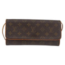 LOUIS VUITTON Monogram Pochette Twin GM Shoulder Bag M51852 LV Auth 176333-13