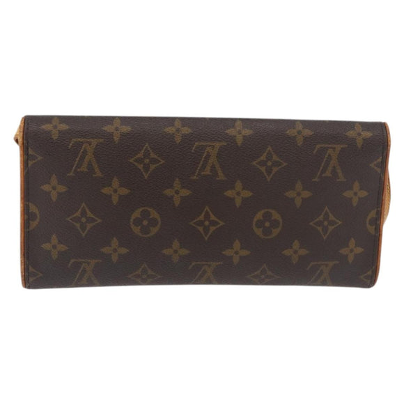 LOUIS VUITTON Monogram Pochette Twin GM Shoulder Bag M51852 LV Auth 176333