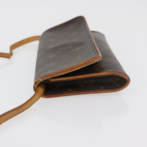 LOUIS VUITTON Monogram Pochette Twin GM Shoulder Bag M51852 LV Auth 176333