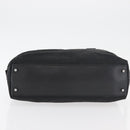 GUCCI GG Canvas Hand Bag Black Silver 113009 Auth 176335-5
