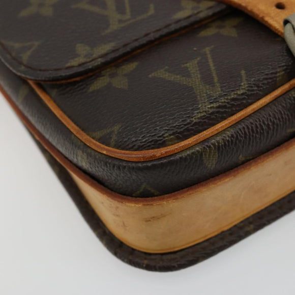 LOUIS VUITTON Monogram Cartouchiere PM Shoulder Bag M51254 LV Auth 176339