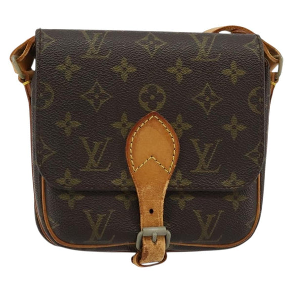 LOUIS VUITTON Monogram Cartouchiere PM Shoulder Bag M51254 LV Auth 176339