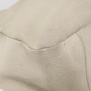 PRADA Tote Bag Leather Ivory Gold Auth 176345-16