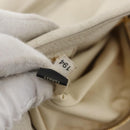PRADA Tote Bag Leather Ivory Gold Auth 176345-12