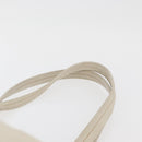 PRADA Tote Bag Leather Ivory Gold Auth 176345-14