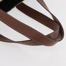 BURBERRY Nova Check Tote Bag PVC Beige Gold Auth 176349A-7