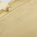 LOEWE Anagram Shoulder Bag Leather Beige Auth 176351-10