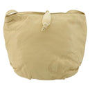 LOEWE Anagram Shoulder Bag Leather Beige Auth 176351-13