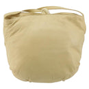 LOEWE Anagram Shoulder Bag Leather Beige Auth 176351-2
