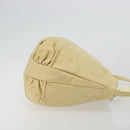LOEWE Anagram Shoulder Bag Leather Beige Auth 176351-3