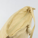 LOEWE Anagram Shoulder Bag Leather Beige Auth 176351-6