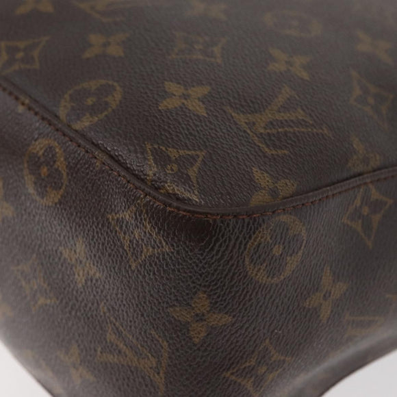 LOUIS VUITTON Monogram Looping GM Shoulder Bag M51145 LV Auth 176355