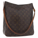 LOUIS VUITTON Monogram Looping GM Shoulder Bag M51145 LV Auth 176355-1