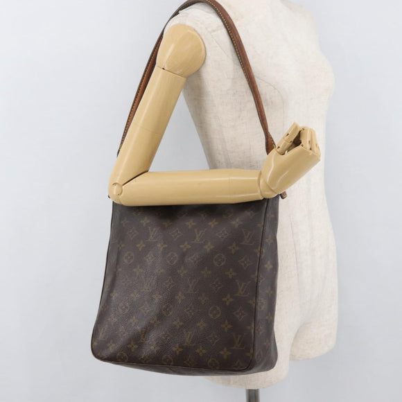 LOUIS VUITTON Monogram Looping GM Shoulder Bag M51145 LV Auth 176355