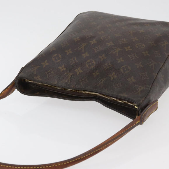 LOUIS VUITTON Monogram Looping GM Shoulder Bag M51145 LV Auth 176355