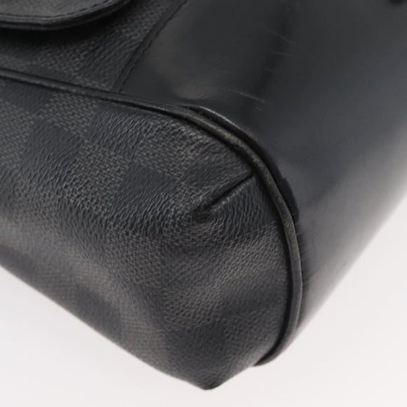 LOUIS VUITTON Damier Graphite Messenger PM Umhängetasche N41457 LV Auth 176357