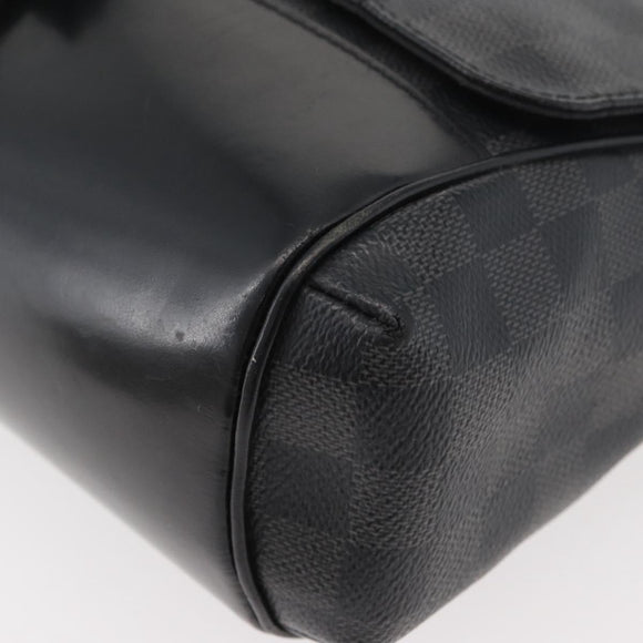 LOUIS VUITTON Damier Graphite Messenger PM Umhängetasche N41457 LV Auth 176357