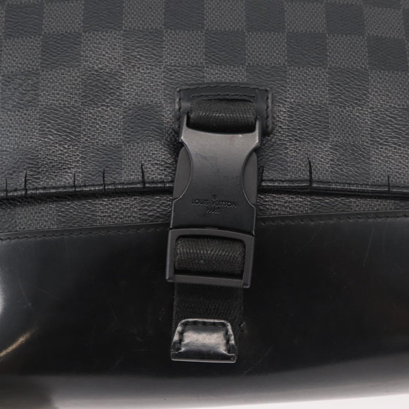LOUIS VUITTON Damier Graphite Messenger PM Umhängetasche N41457 LV Auth 176357