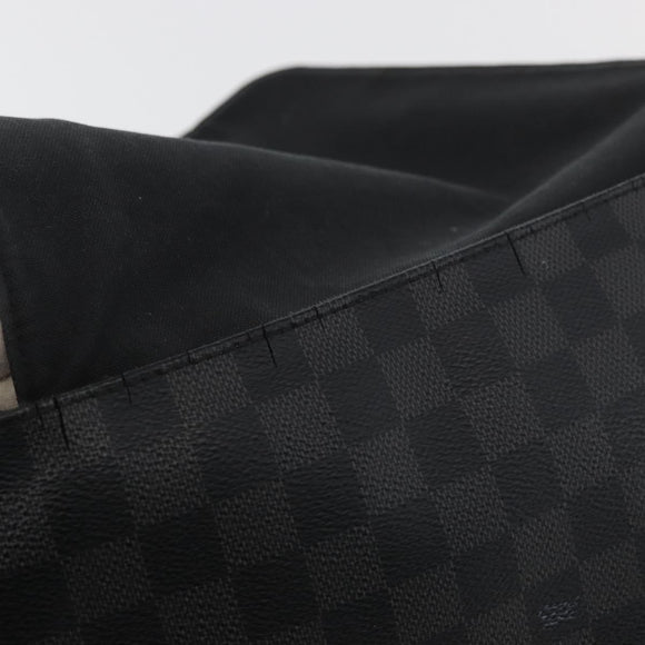 LOUIS VUITTON Damier Graphite Messenger PM Umhängetasche N41457 LV Auth 176357