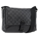 LOUIS VUITTON Damier Graphite Messenger PM Umhängetasche N41457 LV Auth 176357-1
