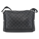 LOUIS VUITTON Damier Graphite Messenger PM Umhängetasche N41457 LV Auth 176357-2