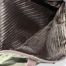 PRADA Tote Bag Nylon Khaki Silver Auth 176359-24