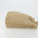 GUCCI GG Canvas Sherry Line Tote Bag Beige 189669 Auth 176360A-3