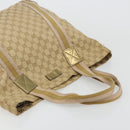 GUCCI GG Canvas Sherry Line Tote Bag Beige 189669 Auth 176360A-6