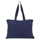 PRADA Tote Bag Nylon Navy Silver Auth 176361A-2