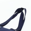 PRADA Tote Bag Nylon Navy Silver Auth 176361A-8