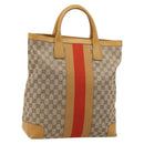 GUCCI GG Canvas Sherry Line Tote Bag Beige Gold 002 1093 3444 Auth 176362-1