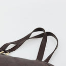 GUCCI GG Canvas Guccissima Tote Bag Leather Brown Gold 141472 Auth 176366-8