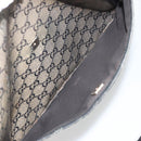 GUCCI GG Crystal Shoulder Bag Coated Canvas Navy Gold 145857 Auth 176367-23