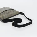 GUCCI GG Crystal Shoulder Bag Coated Canvas Navy Gold 145857 Auth 176367-7