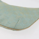 GUCCI GG Canvas Shoulder Bag Light Blue Gold 005 0813 Auth 176372A-14