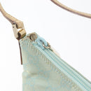 GUCCI GG Canvas Shoulder Bag Light Blue Gold 005 0813 Auth 176372A-10