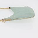 GUCCI GG Canvas Shoulder Bag Light Blue Gold 005 0813 Auth 176372A-4