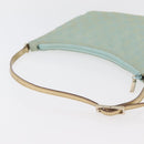 GUCCI GG Canvas Shoulder Bag Light Blue Gold 005 0813 Auth 176372A-7