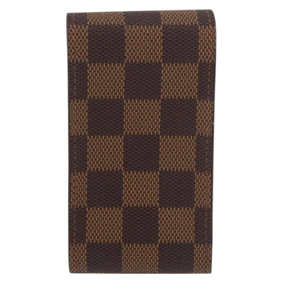 LOUIS VUITTON Damier Ebene Etui Cigarette Case N63024 LV Auth 176385A