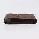 LOUIS VUITTON Damier Ebene Etui Cigarette Case N63024 LV Auth 176385A-4