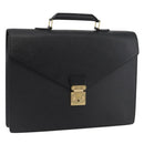 LOUIS VUITTON Epi Serviette Conseiller Business Bag Black M54422 LV Auth 176387A-1