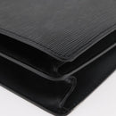 LOUIS VUITTON Epi Serviette Conseiller Business Bag Black M54422 LV Auth 176387A-14