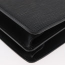 LOUIS VUITTON Epi Serviette Conseiller Business Bag Black M54422 LV Auth 176387A-16