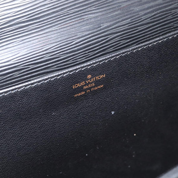 LOUIS VUITTON Epi Serviette Conseiller Business Bag Black M54422 LV Auth 176387A