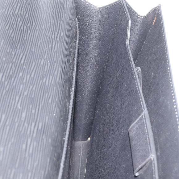LOUIS VUITTON Epi Serviette Conseiller Business Bag Black M54422 LV Auth 176387A
