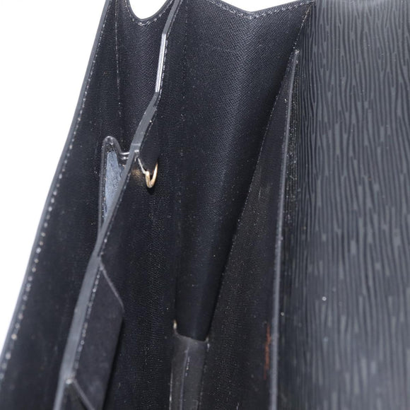 LOUIS VUITTON Epi Serviette Conseiller Business Bag Black M54422 LV Auth 176387A