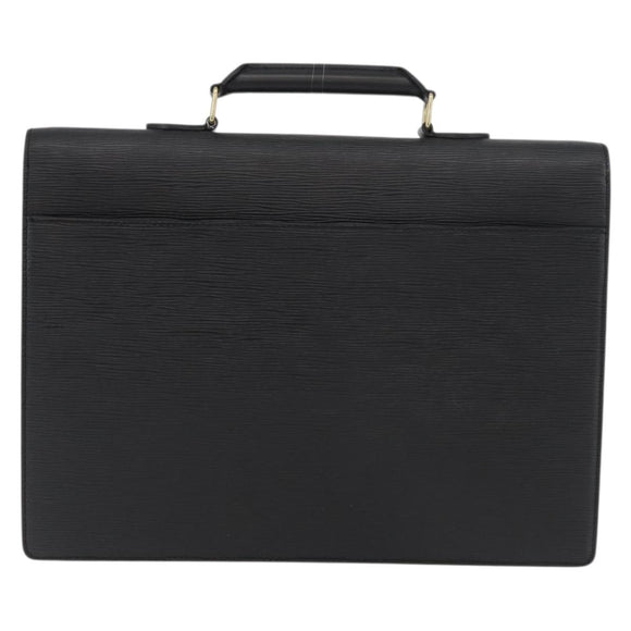 LOUIS VUITTON Epi Serviette Conseiller Business Bag Black M54422 LV Auth 176387A