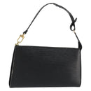 LOUIS VUITTON Epi Pochette Accessoires Pouch Black M52982 LV Auth 176403A-1